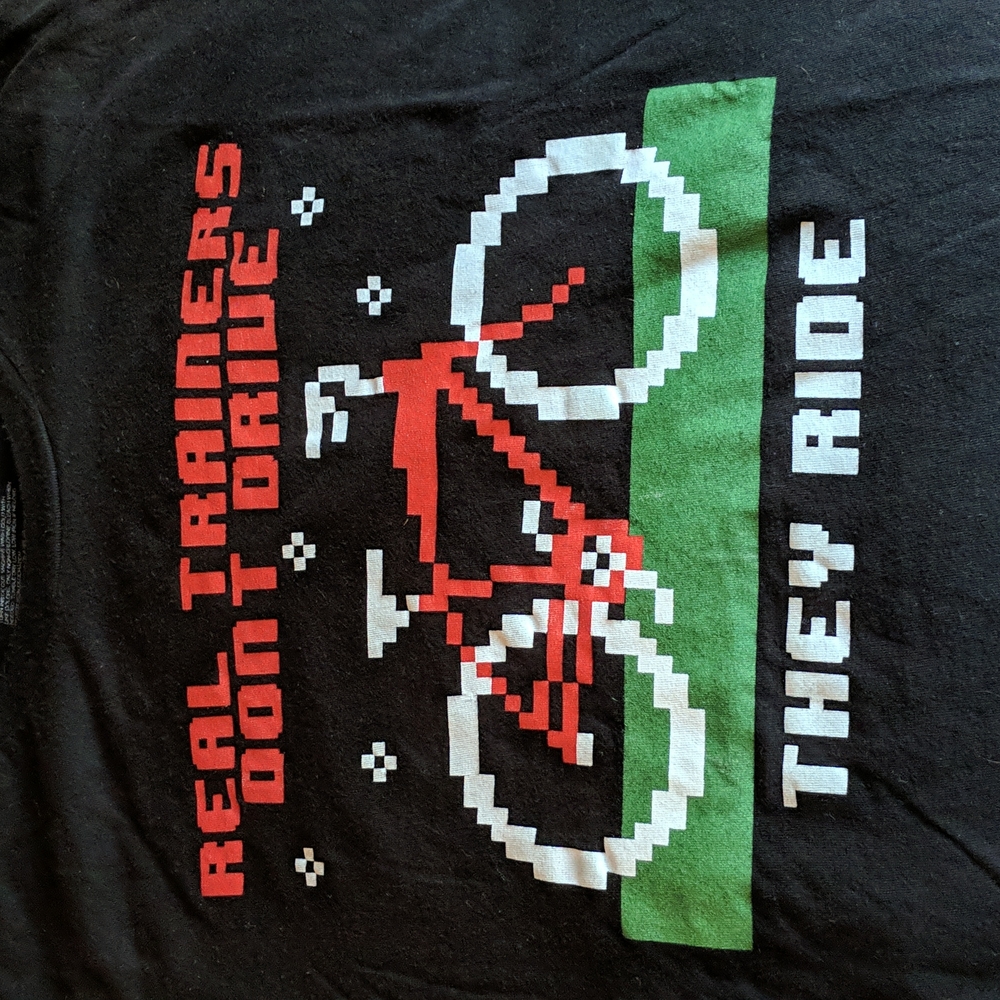 Pokemon trainer shirt, worn 2x